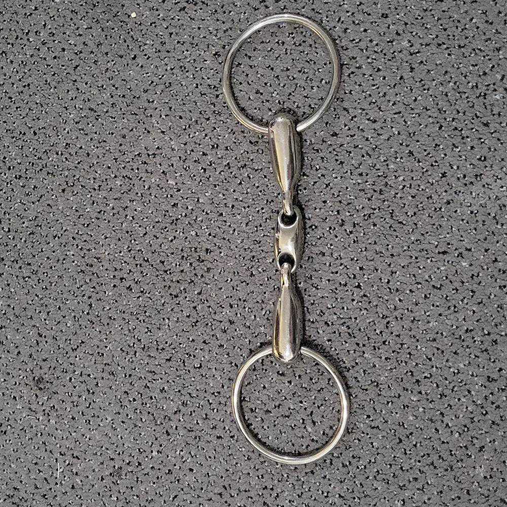 5" double jointed snaffle bit